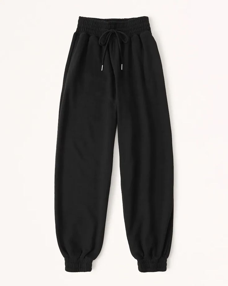 UNISEX ESSENTIAL BLACK JOGGERS